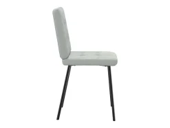 Sillas de comedor giratorias 6 unidades terciopelo gris claro