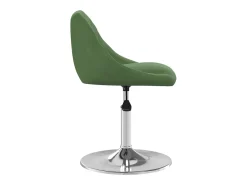 Sillas de comedor giratorias 2 unidades terciopelo verde oscuro