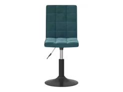Sillas de comedor giratorias 4 unidades terciopelo azul