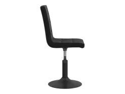 Sillas de comedor giratorias 4 unidades terciopelo negro