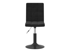 Sillas de comedor giratorias 4 unidades terciopelo negro
