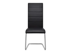 Sillas de comedor voladizas 6 unidades cuero sintético negro