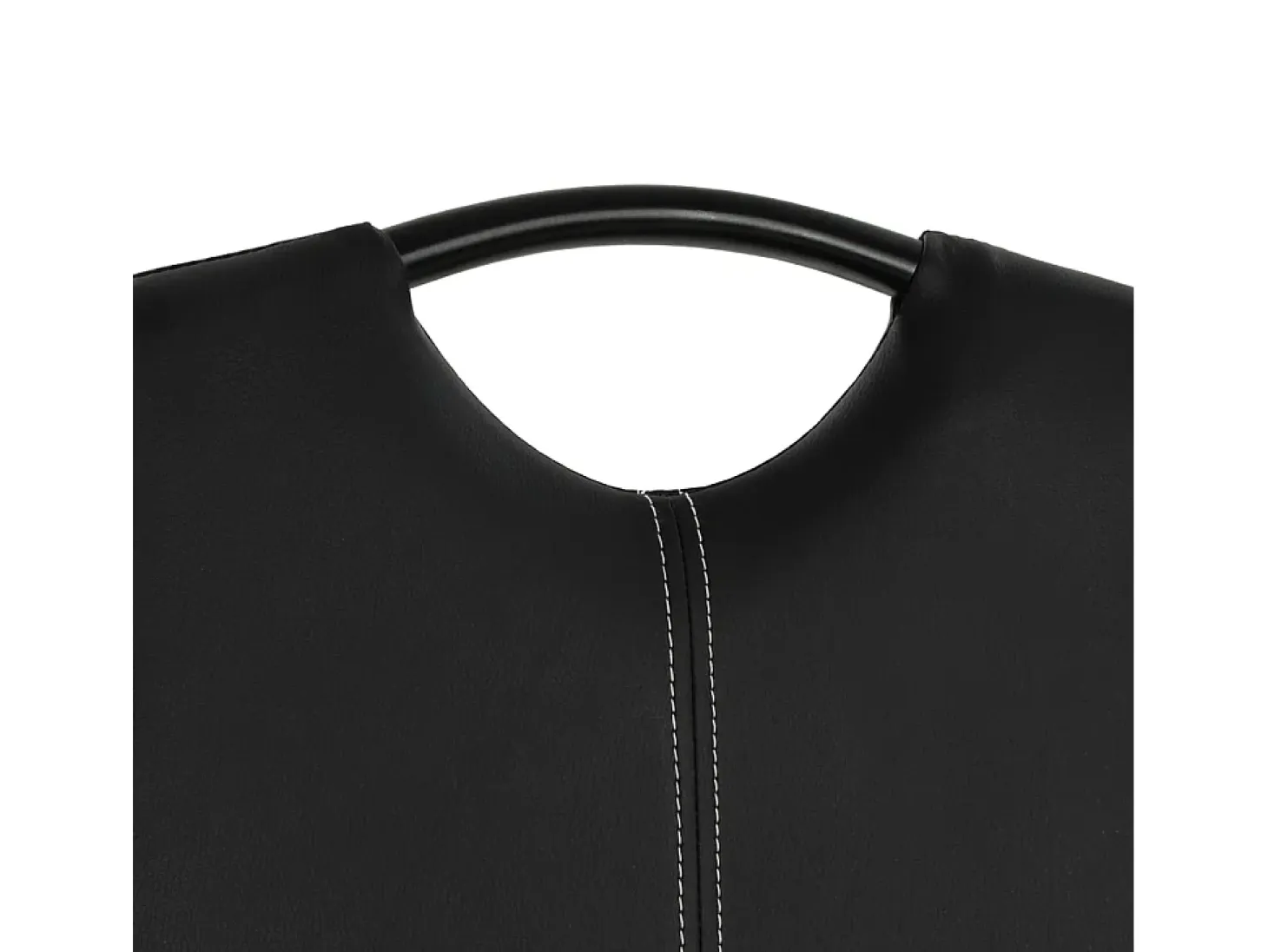 Sillas de comedor voladizas 4 unidades cuero sintético negro