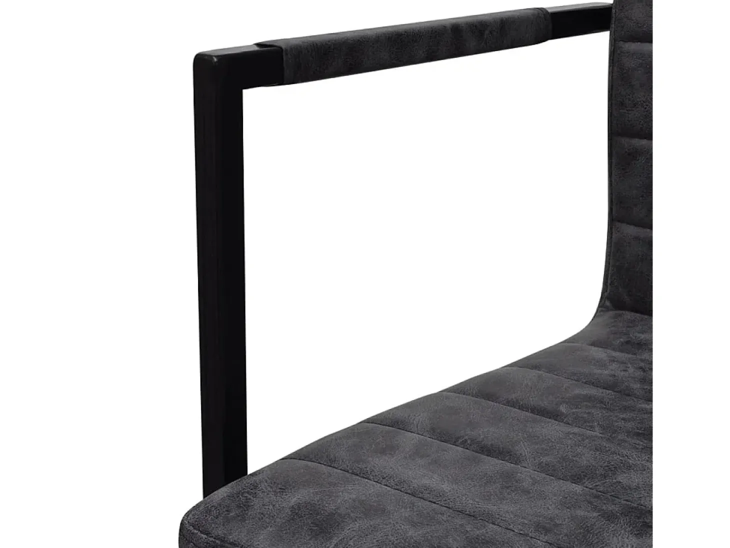 Sillas de comedor voladizas 2 unidades cuero sintético negro