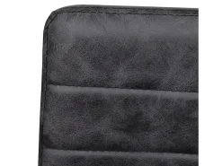 Sillas de comedor voladizas 2 unidades cuero sintético negro