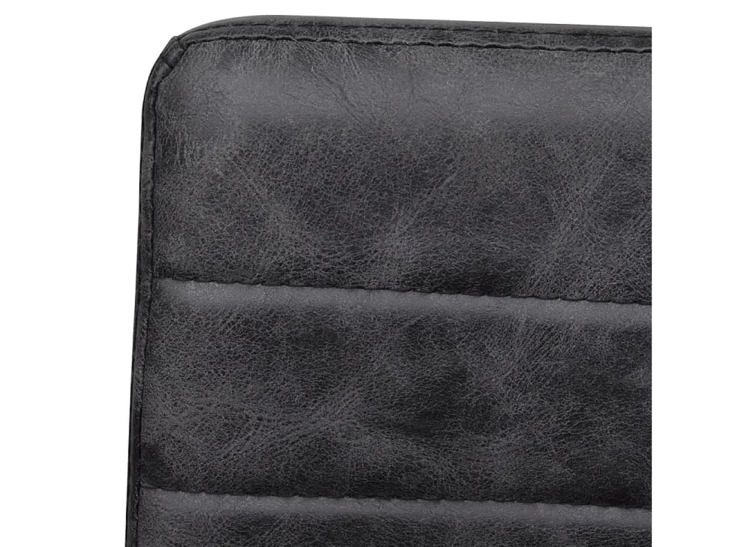 Sillas de comedor voladizas 2 unidades cuero sintético negro