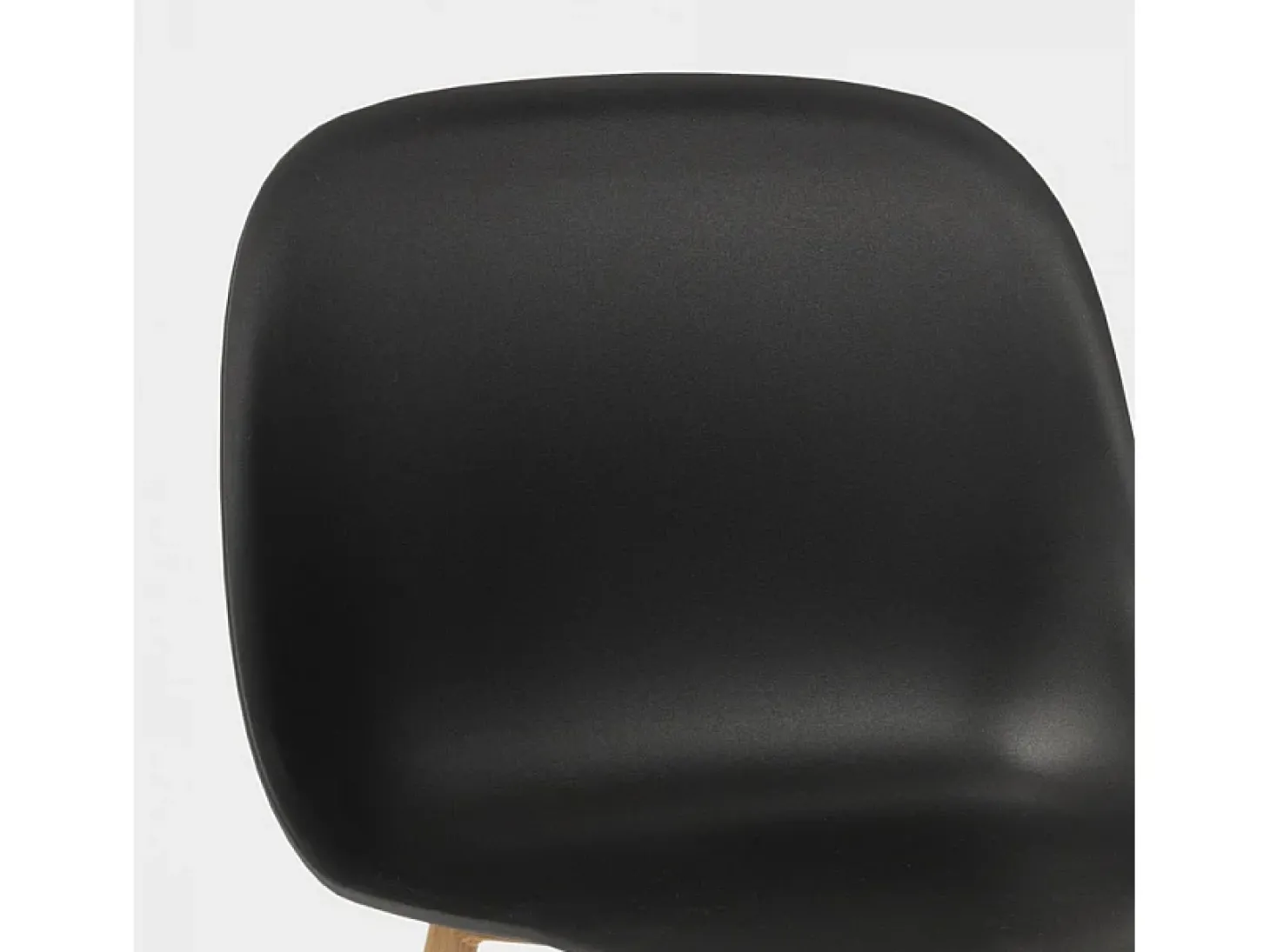 Sillas de diseño escandinavo para cocina comedor restaurante Sleek - Negro