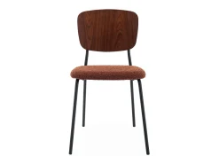 Sillas loop texturizada, set de 2 terracota