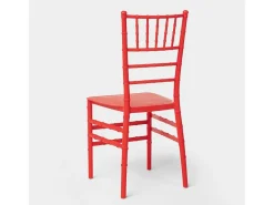 Sillas tradicionales de diseño clásico para ceremonias Chiavarina X - Rojo
