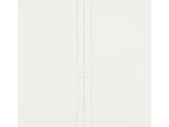 Sillas voladizas de comedor 2 unidades cuero sintético blanco