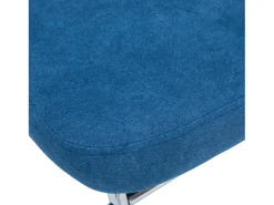 Sillón con agujero para gatos - sillón ancho - reposabrazos intercambiables - azul