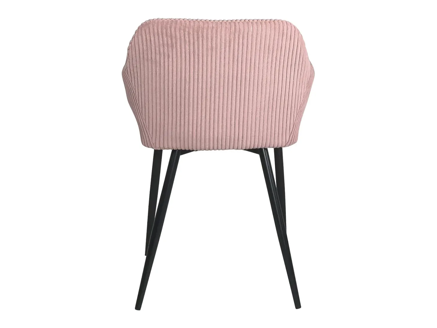 Sillón Confortable de Terciopelo Cotelé Miro - Rosa