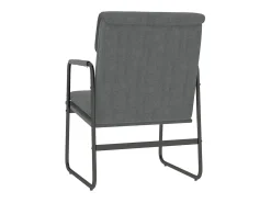 Sillón de relax tela gris oscuro 55x64x80 cm ES26663