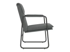 Sillón de relax tela gris oscuro 55x64x80 cm ES26663