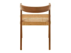 Sillón de roble SUKA: elegancia natural y encanto artesanal-Color Marrón