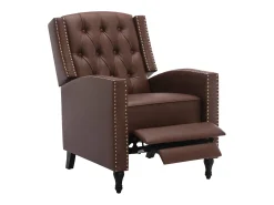Sillón Reclinable Ergonómico – Confort Supremo para Sala y Relajación en Marrón