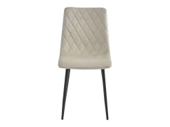Sillón Valora TURIN de terciopelo beige con diseño ergonómico para sala de estar