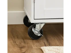 SoBuy Mueble Auxiliar de Cocina con Ruedas, Encimera, Cajón y Estantería