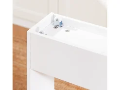 SoBuy NSR12-W - Carrito de cocina/baño que ahorra espacio con 4 estantes L50cm x A14,5cm x A14,5cm...