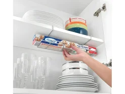 Soporte colgante para rollos de cocina WRAP Metaltex 33x12x9 cm Polytherm® Metallic