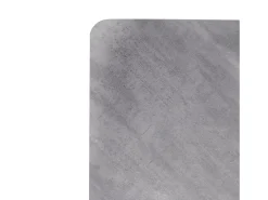 Tabla de comedor 4 personas - Paneles de partículas - Efecto de concreto gris - carga máxima de 130 kg - 117x68x75cm