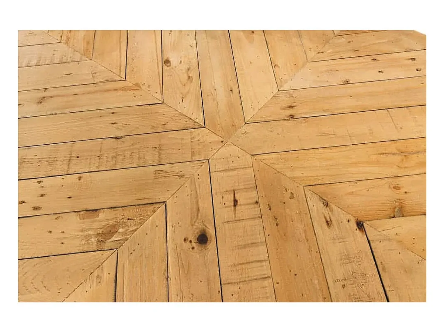 Table LOVARK – Rectangular 160 cm – Madera maciza de pino – Estilo rústico