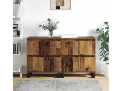 Tableros Lateral 2 piezas Madera vieja 120 x 35 x 70 cm