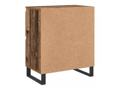Tableros Lateral 2 piezas Madera vieja 120 x 35 x 70 cm