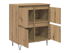 Tableros Lateral 2 piezas Roble artisan 120 x 35 x 70 cm