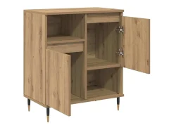 Tableros Lateral 2 piezas Roble artisan 120 x 35 x 70 cm