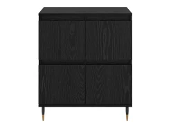Tableros Lateral 2 piezas Roble negro 120 x 35 x 70 cm
