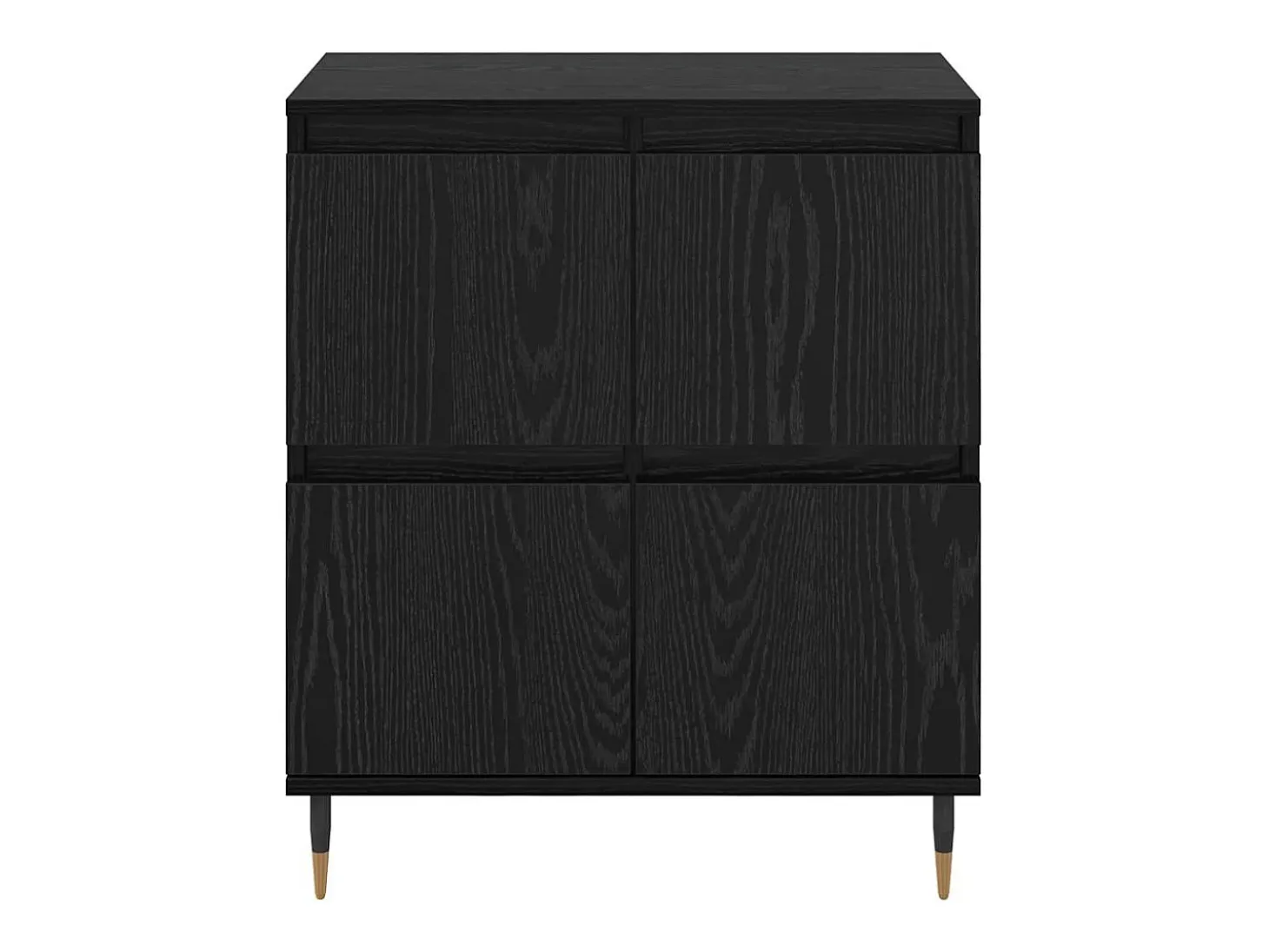 Tableros Lateral 2 piezas Roble negro 120 x 35 x 70 cm