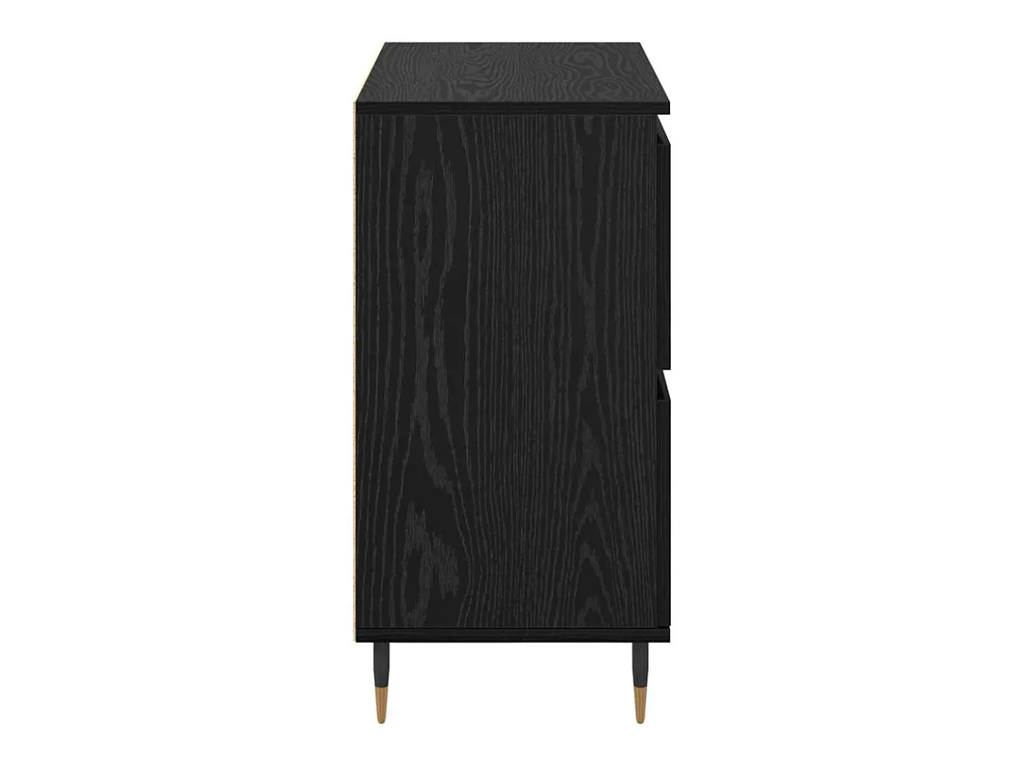 Tableros Lateral 2 piezas Roble negro 120 x 35 x 70 cm
