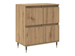 Tableros Lateral 2 piezas Roble artisan 120 x 35 x 70 cm