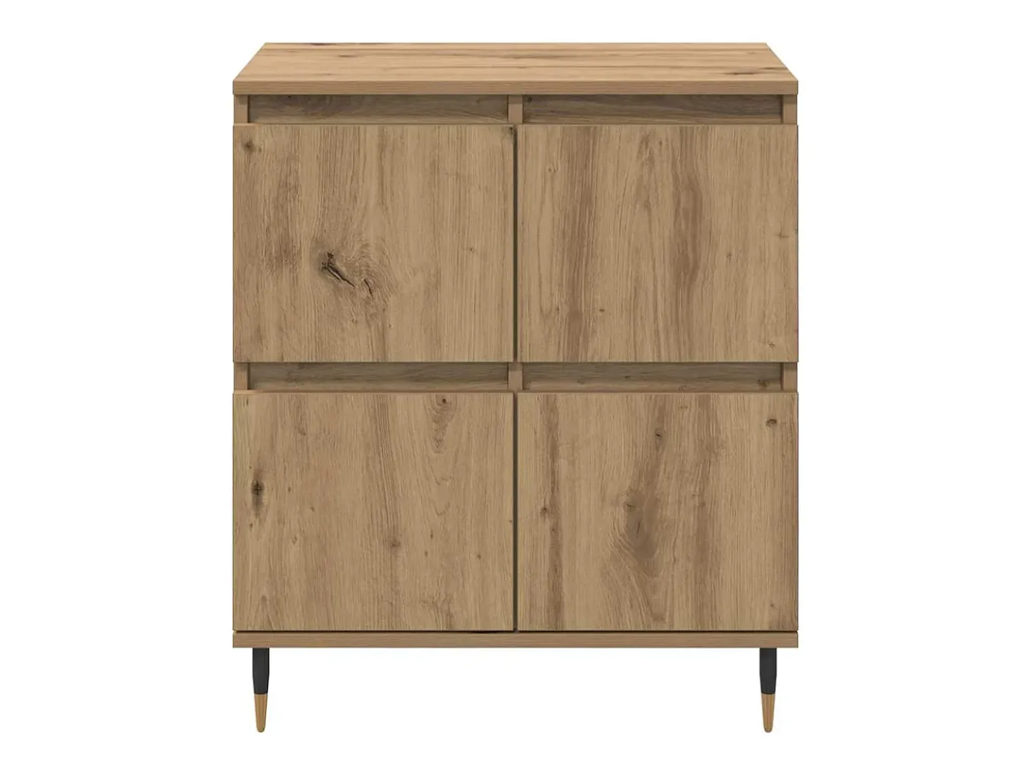 Tableros Lateral 2 piezas Roble artisan 120 x 35 x 70 cm