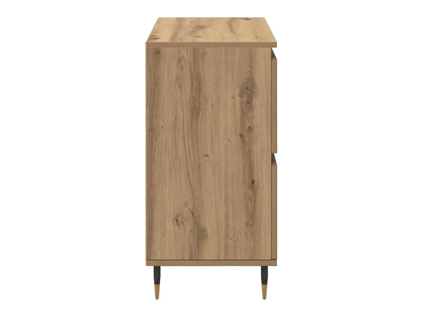 Tableros Lateral 2 piezas Roble artisan 120 x 35 x 70 cm