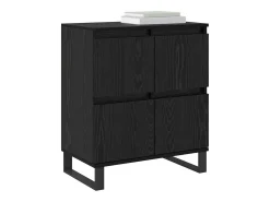 Tableros Lateral 3 piezas Roble negro 180 x 35 x 70 cm
