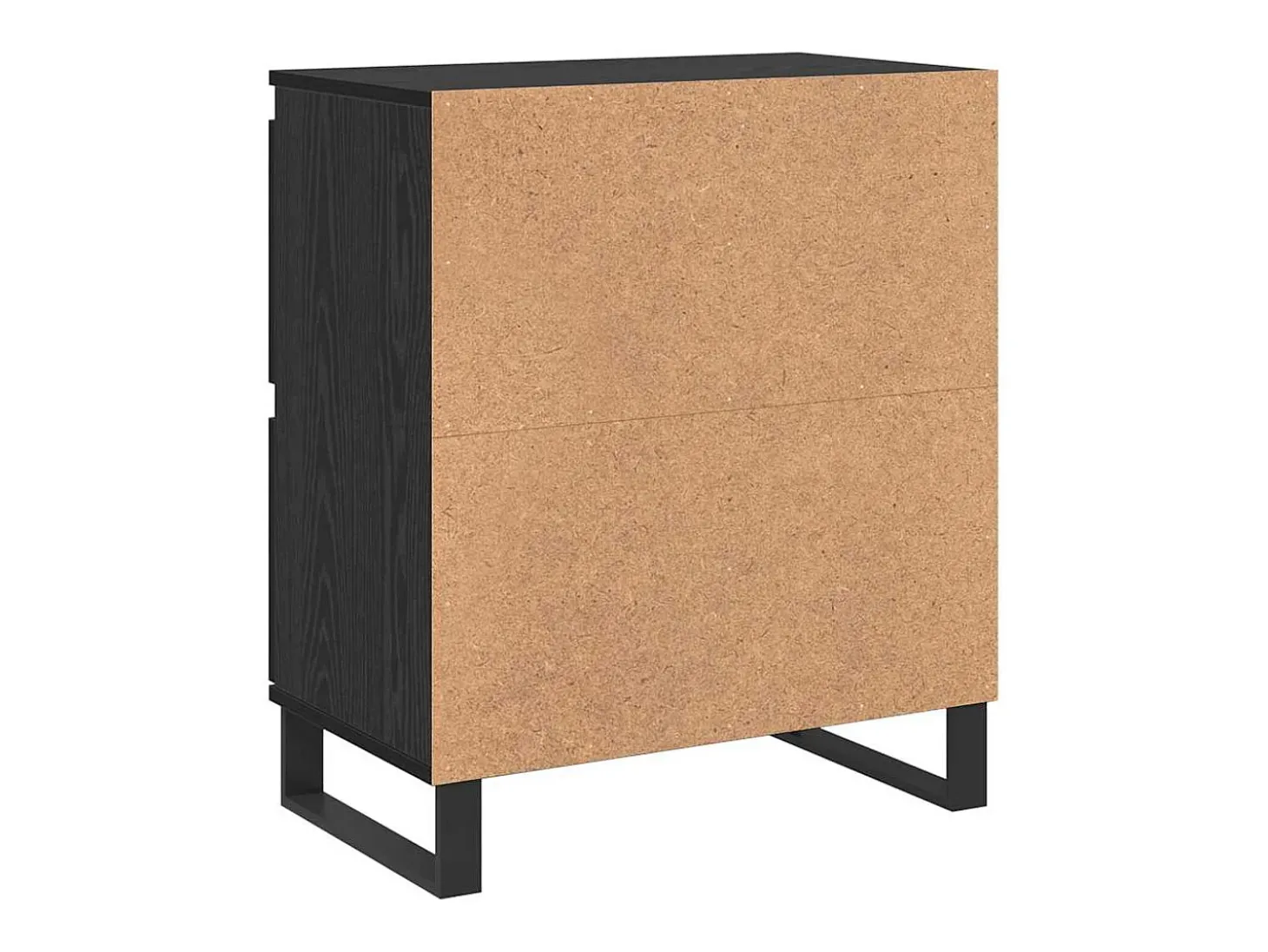 Tableros Lateral 3 piezas Roble negro 180 x 35 x 70 cm
