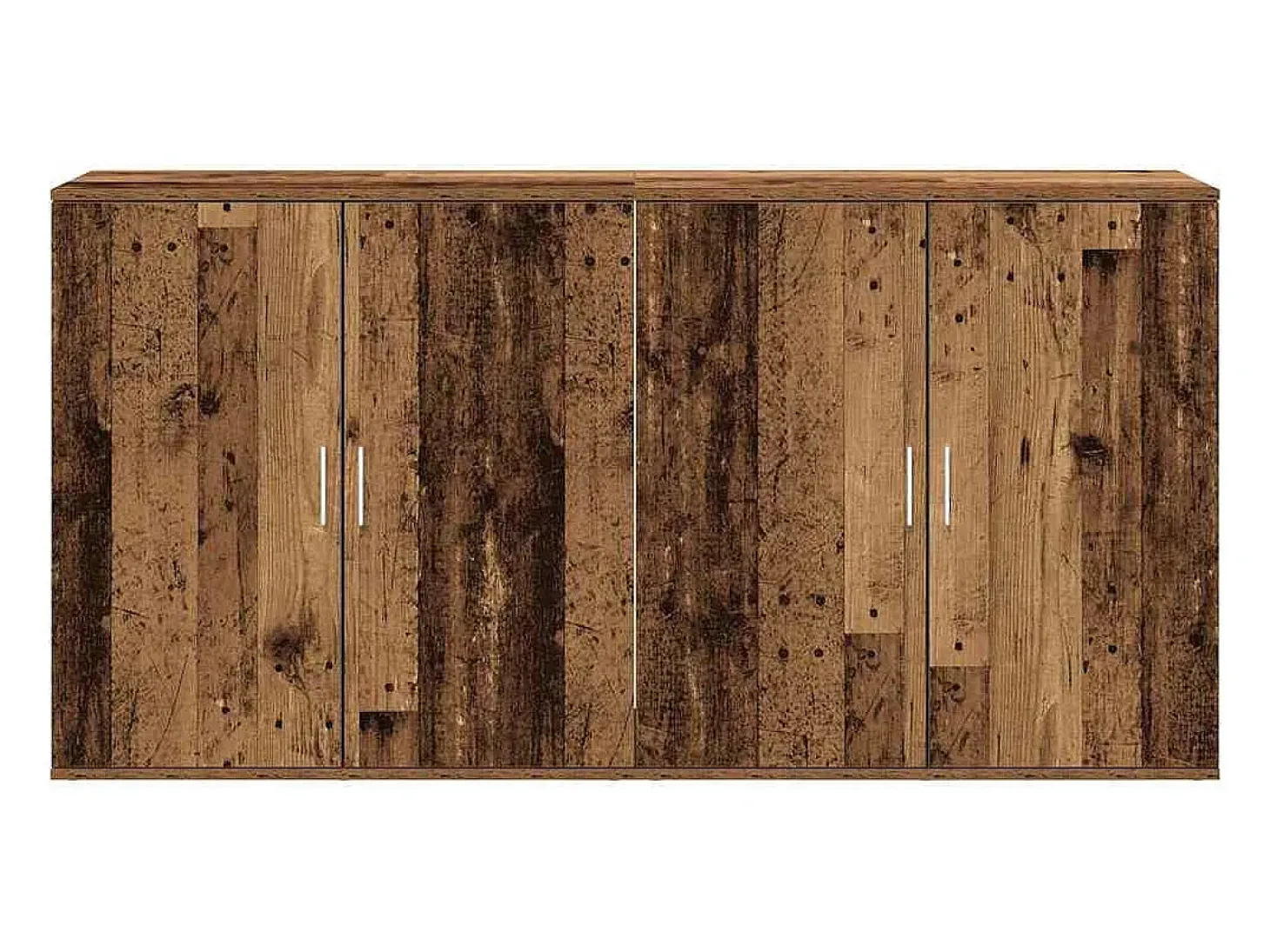 Tableros Lateral 2 piezas Madera vieja 79 x 38 x 80 cm