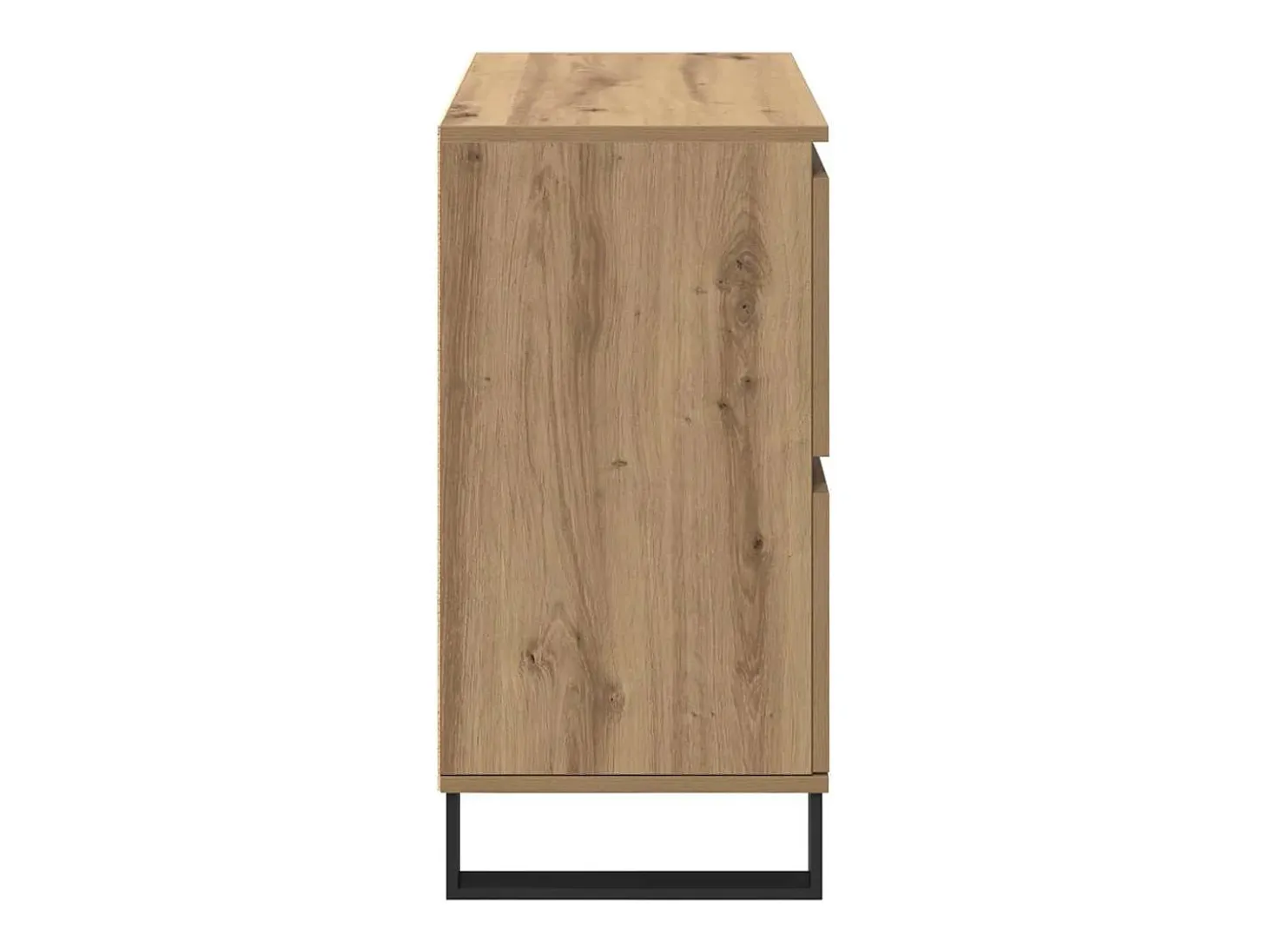 Tableros Lateral 2 piezas Roble artisan 120 x 35 x 70 cm