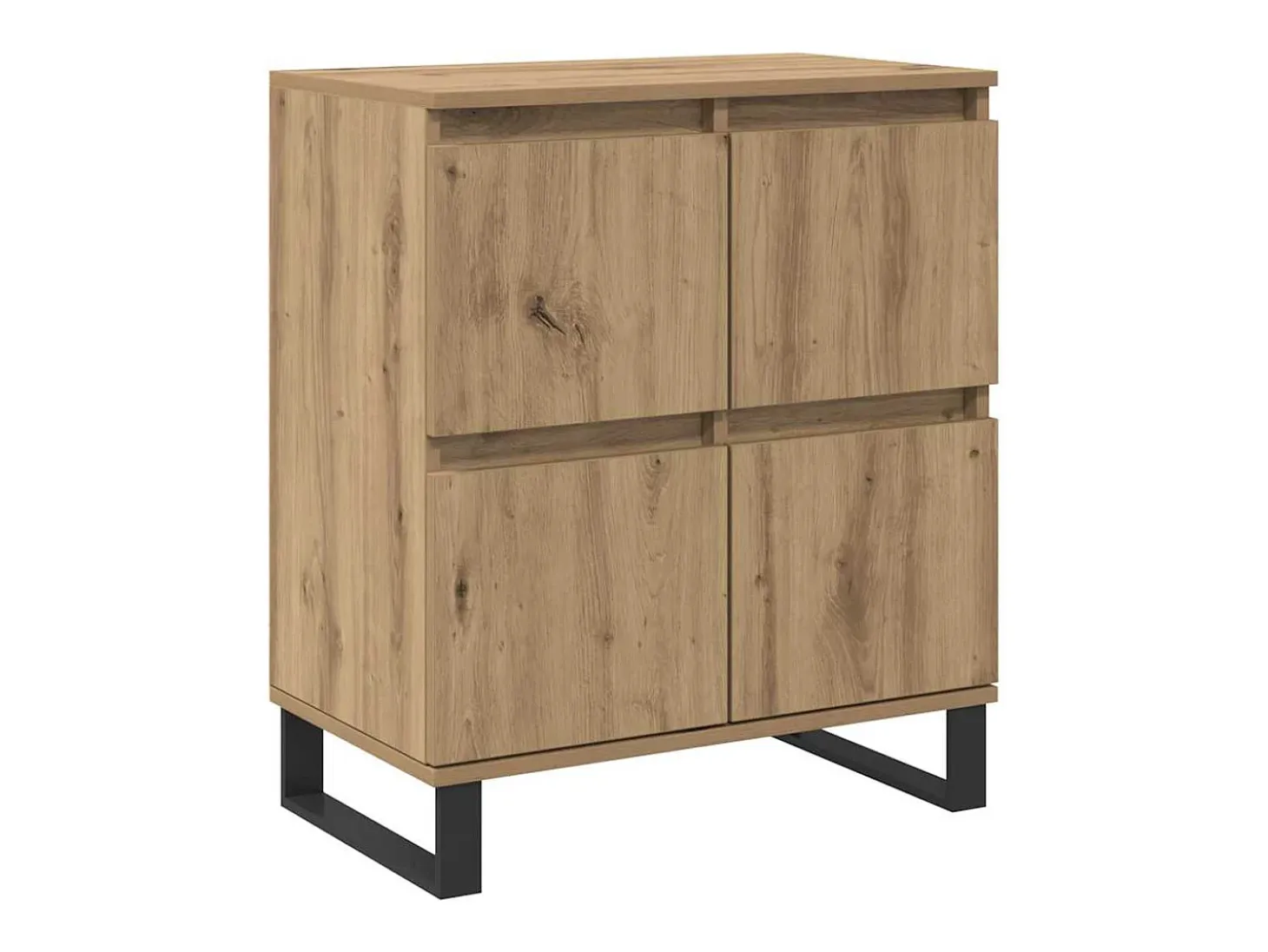Tableros Lateral 2 piezas Roble artisan 120 x 35 x 70 cm
