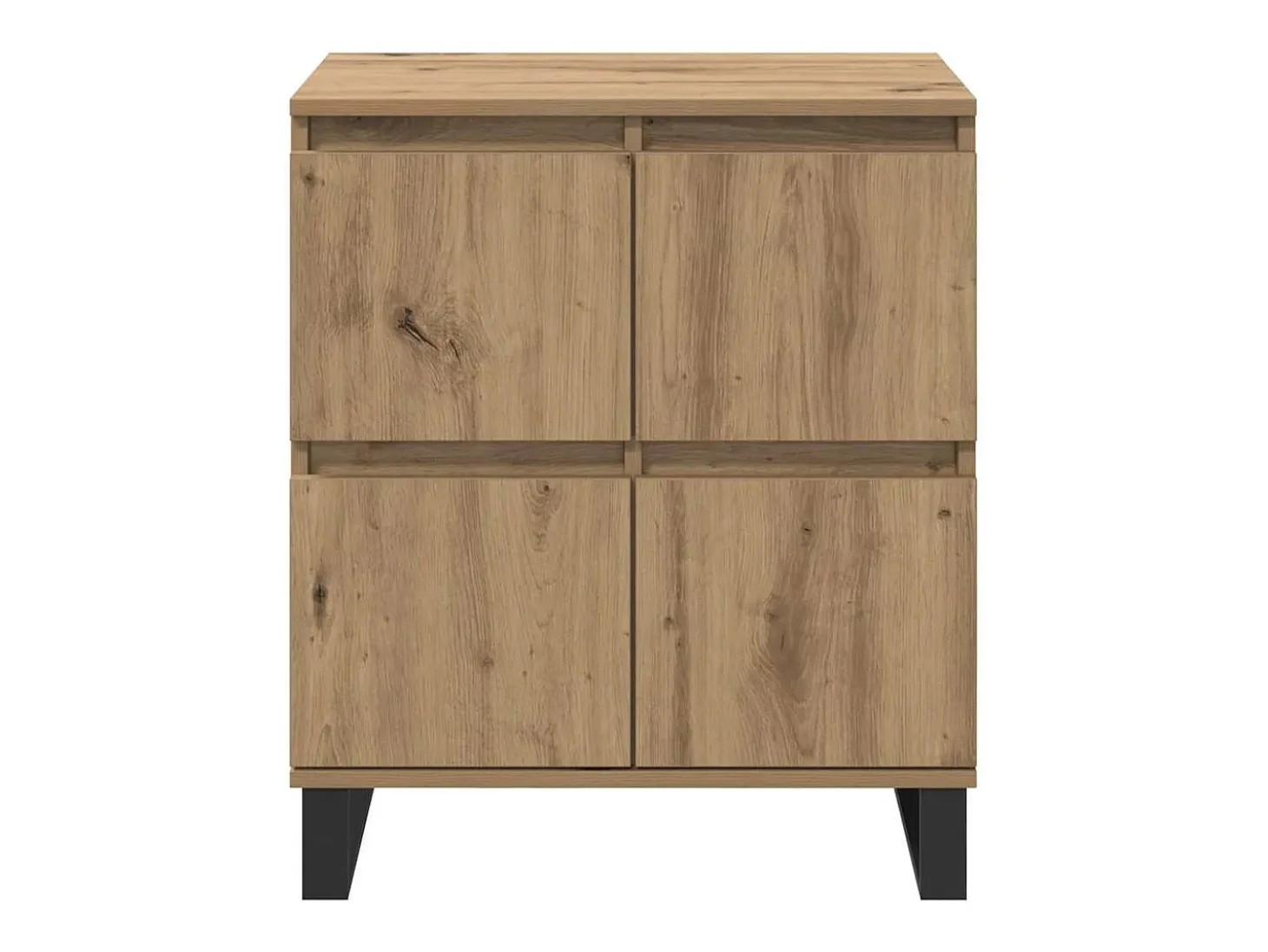 Tableros Lateral 2 piezas Roble artisan 120 x 35 x 70 cm