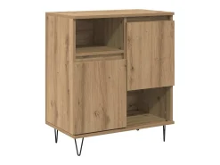 Tableros Lateral 2 piezas Roble artisan 120 x 35 x 70 cm