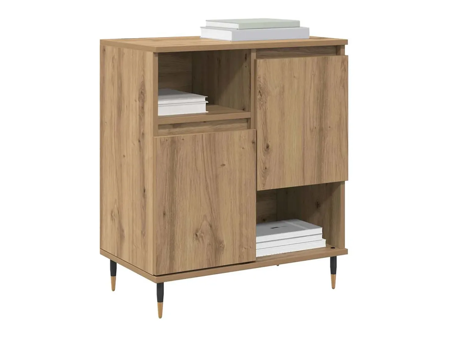 Tableros Lateral 3 piezas Roble artisan 180 x 35 x 70 cm