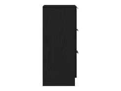 Tableros Lateral con cajón 2 piezas Roble negro 30 x 30 x 70 cm