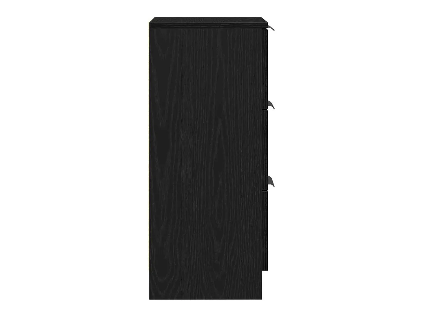 Tableros Lateral con cajón 2 piezas Roble negro 30 x 30 x 70 cm