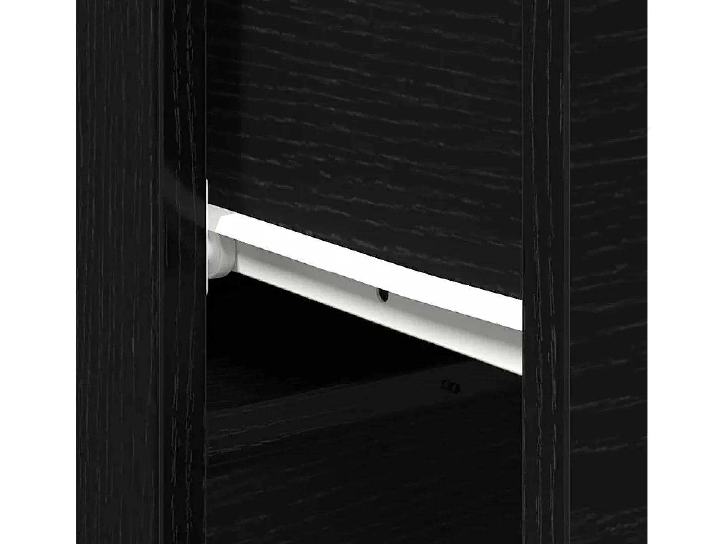 Tableros Lateral con cajón 2 piezas Roble negro 30 x 30 x 70 cm