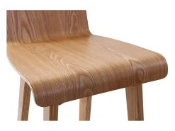Taburete / silla de bar diseño madera natural escandinavo BALTIK