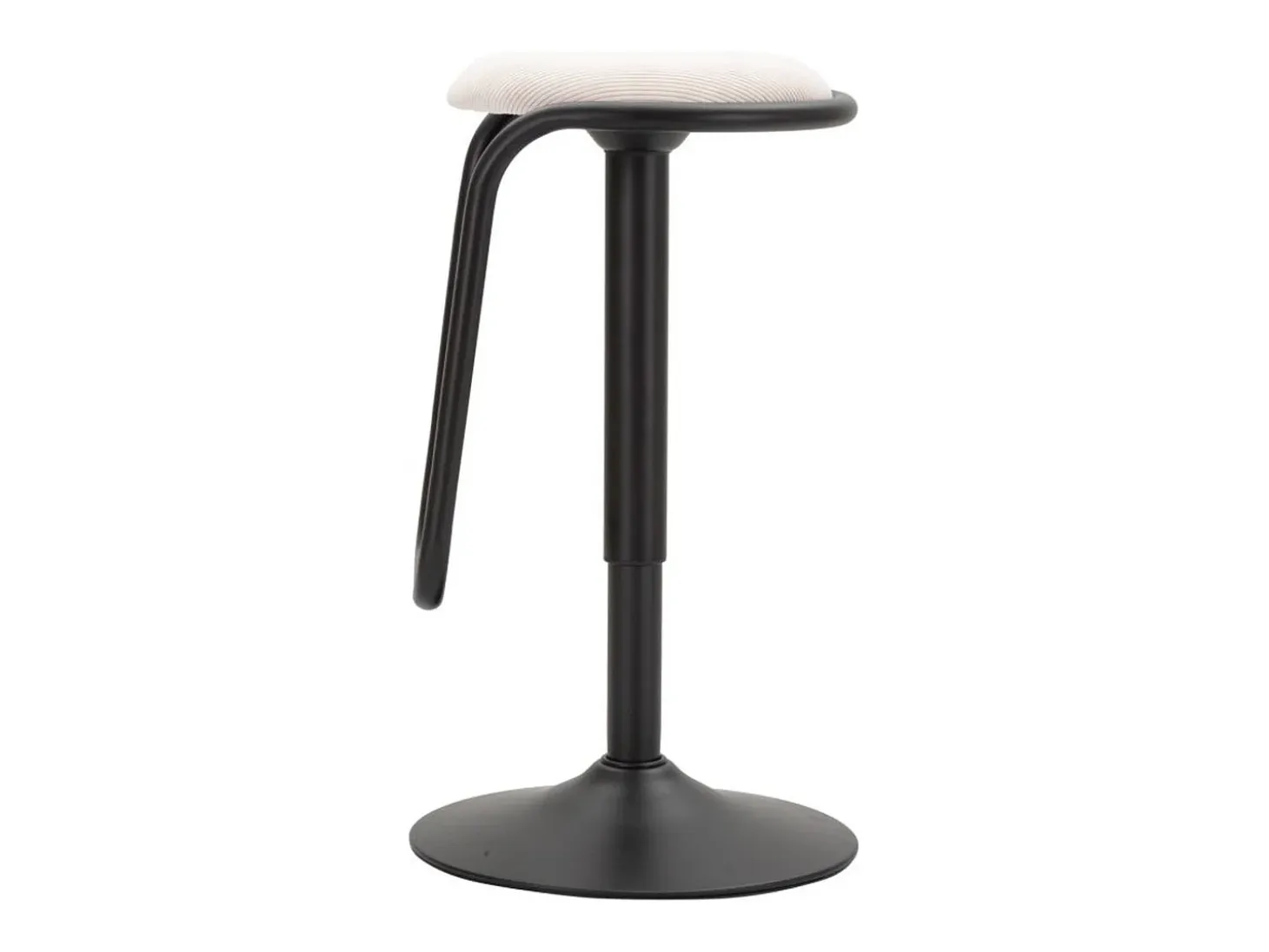 Taburete Alto VKH448, Blanco, 41x41x61 cm, Kendra Home