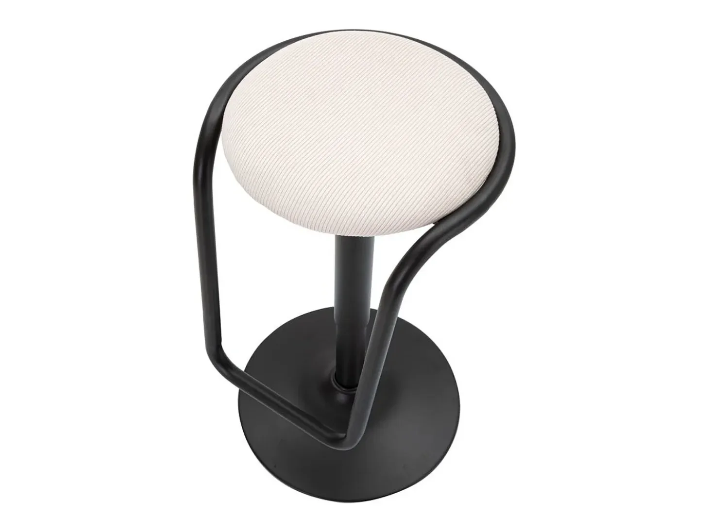 Taburete Alto VKH448, Blanco, 41x41x61 cm, Kendra Home